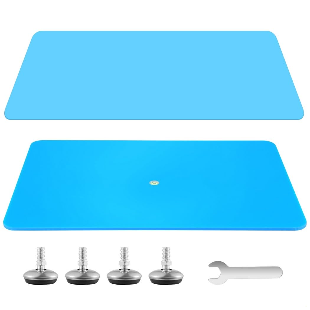 16 X 12 Epoxy Resin Leveling Board With Silicone Mat, Adjustable Table For Diy Crafts And Art Projects