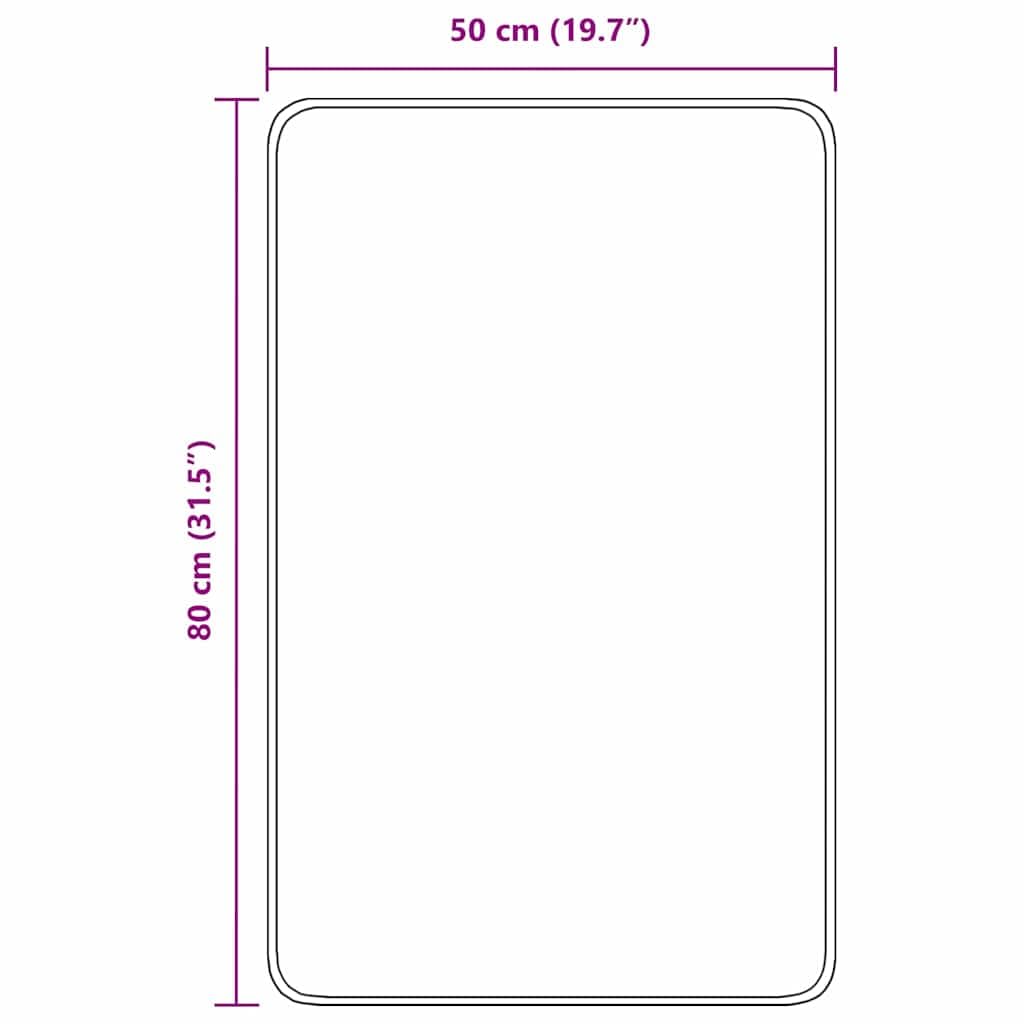 Rutschfeste Badmatte Lila 50 x 80 cm PP Waschbar Komfortabel Weich Antirutsch für Badezimmer Gästezimmer, Duschmatte, Wanneneinlage, WC, langlebig, schnelltrocknend, Fußbodenheizung geeignet