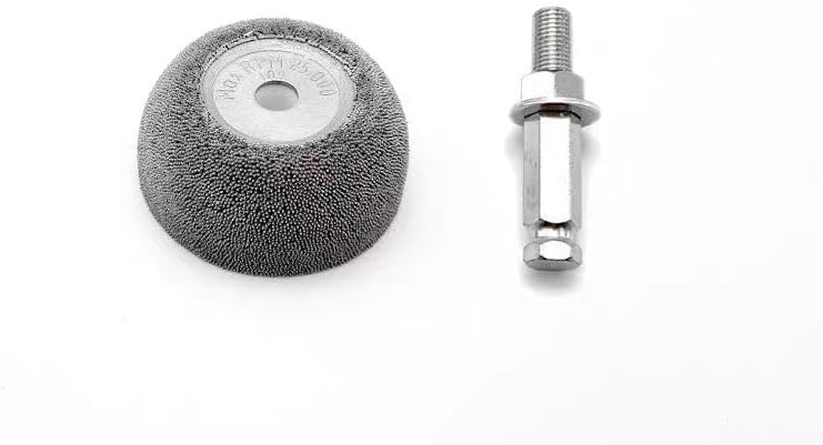 ROCHEEGJ107 Aluminum Oxide Buffing Wheel Tool 2 1/2"" Flared Contour Wheels 3/8"" BORE SSG 170 Tire Repair Tool with Adapter for Universal Car