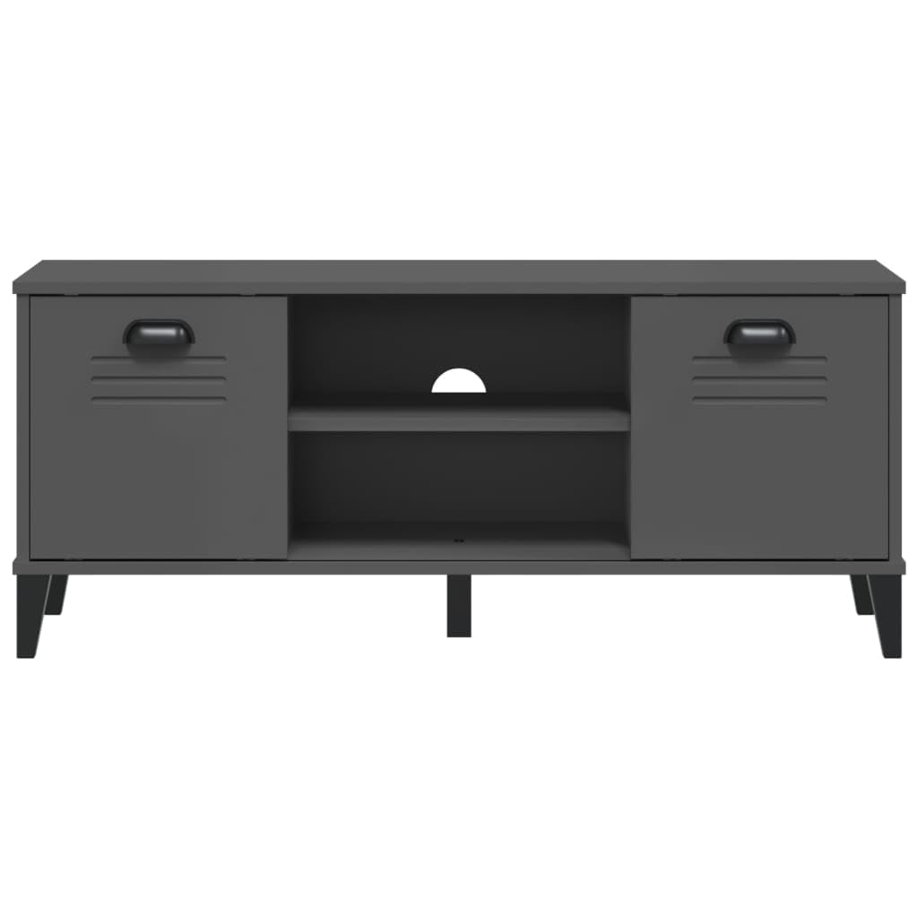 VIKEN stojak na buty szary antracyt 106 x 35 x 45 cm drewno wielowarstwowe