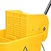 Asixxsix Commercial Mop Bucket, 20L Side Press Wringer High Strength PP Material Industrial Mop Bucket with 360 Rotating Wheels for Restaurants Offices Industrial Sites