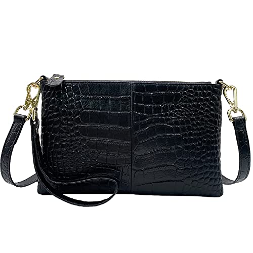 Image of Beurlike Leather Wristlet Wallet Clutch Purses For Women Small Crossbody Phone Bags