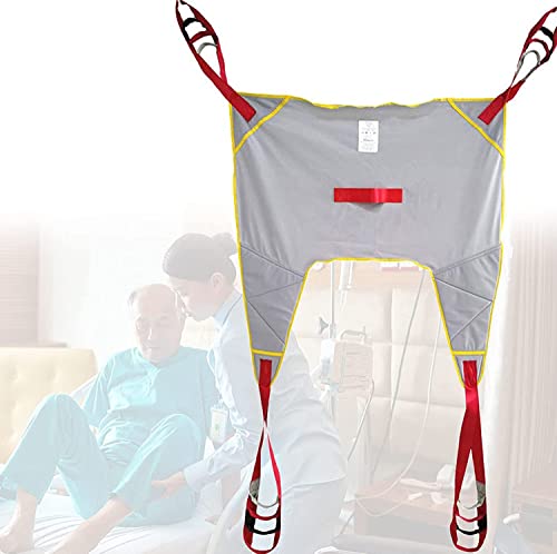 TBLOTYD Patient Lift Slings, Lifting Cushion Seating Divided Leg Thigh Lifters for Hip Waist Supports Toilet Bath Aids, Mobility & Daily Living Aids 507 Lb Weight Capacity,M