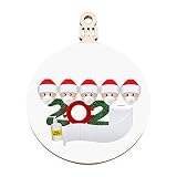 GHdfsad Ornements de Noël Ornements d'arbre de Noël 2020 Liste d'ornements de vacances de Noël Cadeaux de Noël de veille de Liste de Noël Cadeaux de Noël de veille de Noël personnalisés
