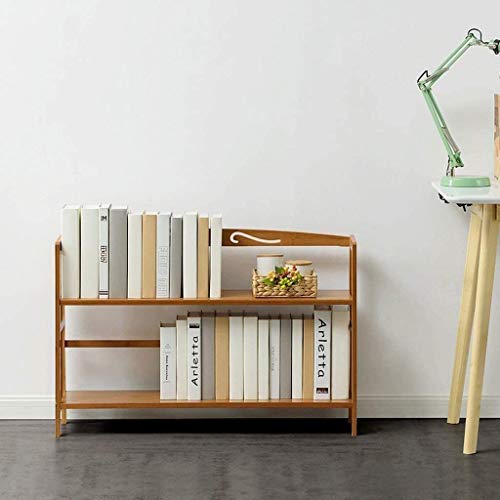 Zldctg Wooden Bookshelf Simple Bookcase Modern Table Shelf Student Creative Cabinet #TOP3