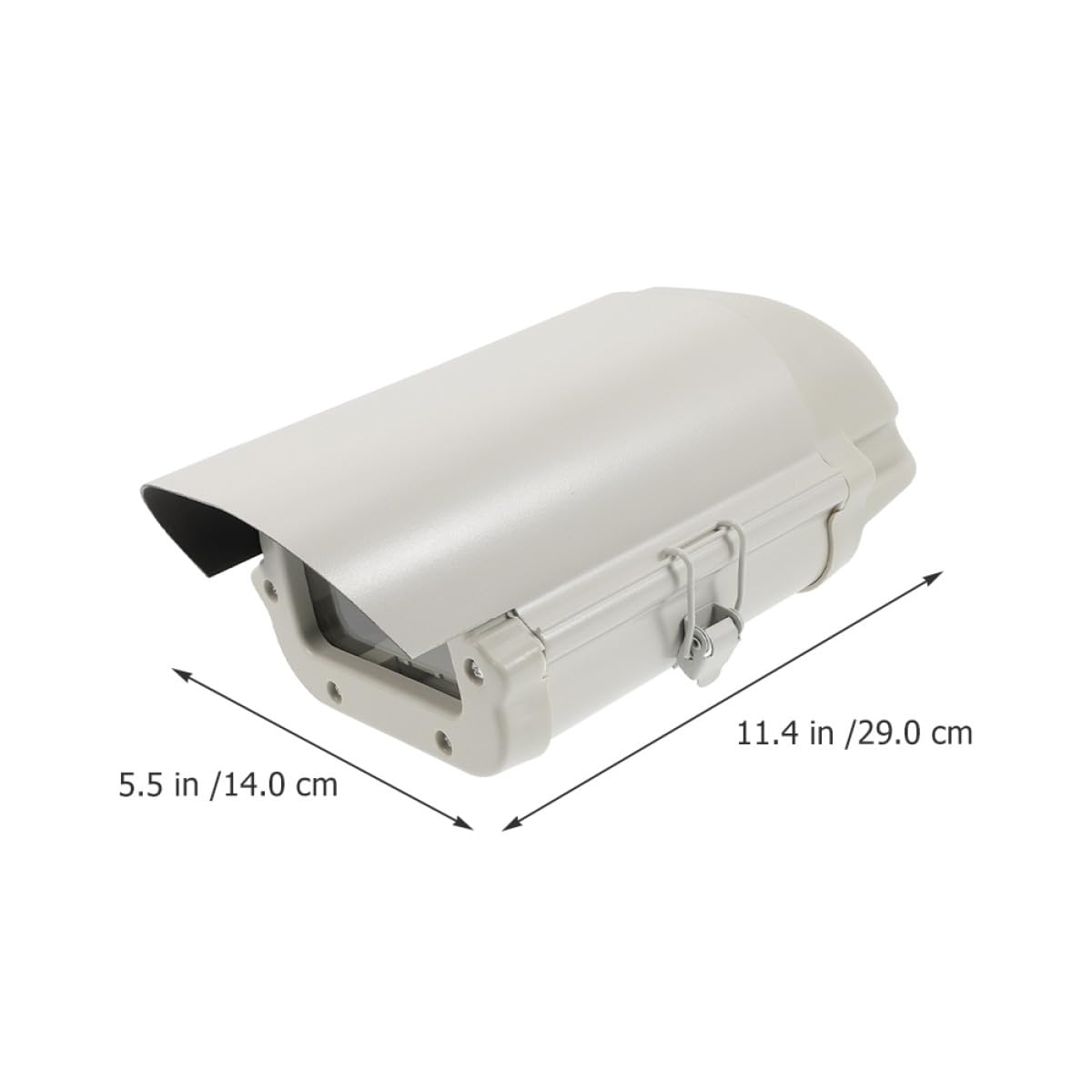 DOITOOL Wetterfeste Regenschutzhülle aus Aluminiumlegierung für Außenkameras und Monitor Kameras Robustes Schutzgehäuse für Kamera im Outdoor Bereich Staub