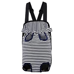 ViViTOP Pet Carrier Dog Backpack Adjustable Hands Free Front Cat Dog Carrier Sling Legs Out Dog Travel Carrier with Wide Shoulder Strap Easy Fit for Small Medium Pets to Camping Hiking Traveling