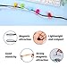Giantree Magnetic Cable Ties, 10 Pack Reusable Silicone Magnetic Cord Twist Ties, Magnet Strap Ties for Charging Wire Organizer Earphone Cords Wrap Fridge Magnets Storage or Travel(Multicolor)