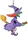 Tree Buddees Spooky Flying Witch on Broomstick Halloween Christmas Ornaments