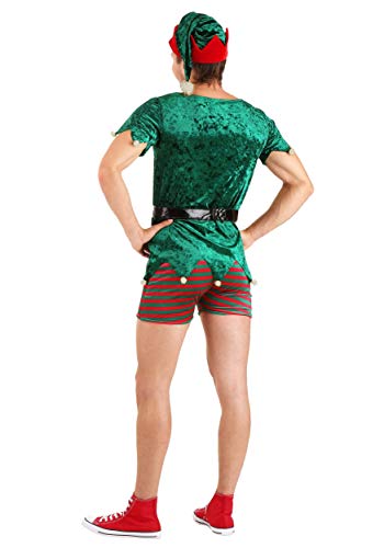 Disfraz sexy de elfo de Navidad para hombre ideal para fiestas temáticas 3