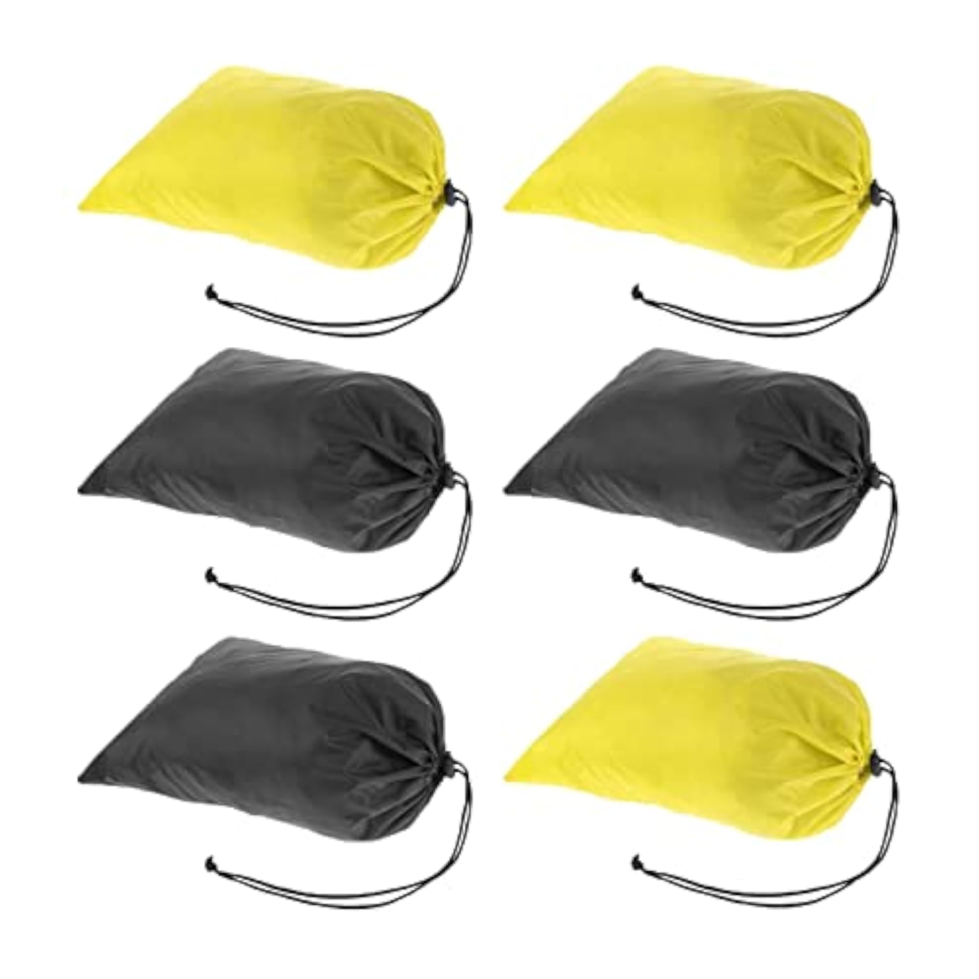 2x Waterproof Drawstring Storage Bags for Clothes & Shoes