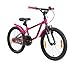 LÖWENRAD Bicicletta Bambini 6 Anni | Bici Bambino Bambina 20" Pollici Freno a Pattino e Freno a retropedale | Berry