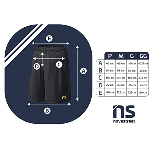 Novastreet – Kit com 3 Bermudas – Masculina – Dry Fit – Básica – Modelo Premium - Tecido de Microfib