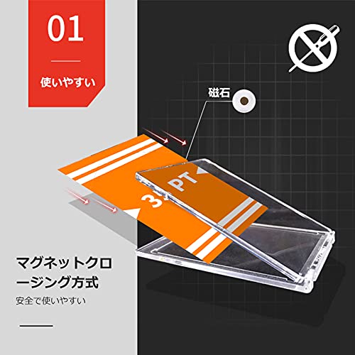 マグネットローダーセット カードスタンド ホルダー 8個セット 楽天市場】アクリル本舗 マグネットローダー 用台座 8個セット カード