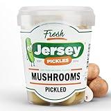 Jersey Pickles - Whole Marinated Mushrooms (Quart) – Pickled Vegetable – Handcrafted Gourmet Mushrooms for Sandwiches, Charcuterie & More