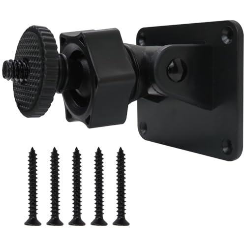 PQZFKSRU 360 Degree Swivel Mini Tripod Ball Head with 1/4' Screw Thread Wall Mount Screw Tripod Stand Holder Fit for Oculus Rift Sensor and Other Camera Camcorder/Lighthouses