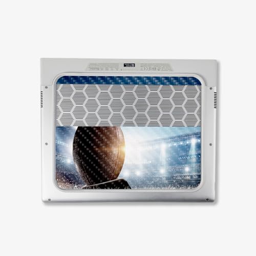 Image of MightySkins Carbon Fiber Skin Compatible with Alienware X14 R2 (2023) Full Wrap Kit - Big Game | Protective, Durable Textured Carbon Fiber Finish | Easy to Apply & Change Styles | Made in The USA