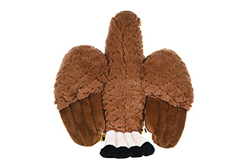 Wild Republic Golden Eagle, Cuddlekins, Stuffed Animal, 12 inches, Gift for Kids, Plush Toy, Fill is Spun Recycled Water Bottles - Image 4
