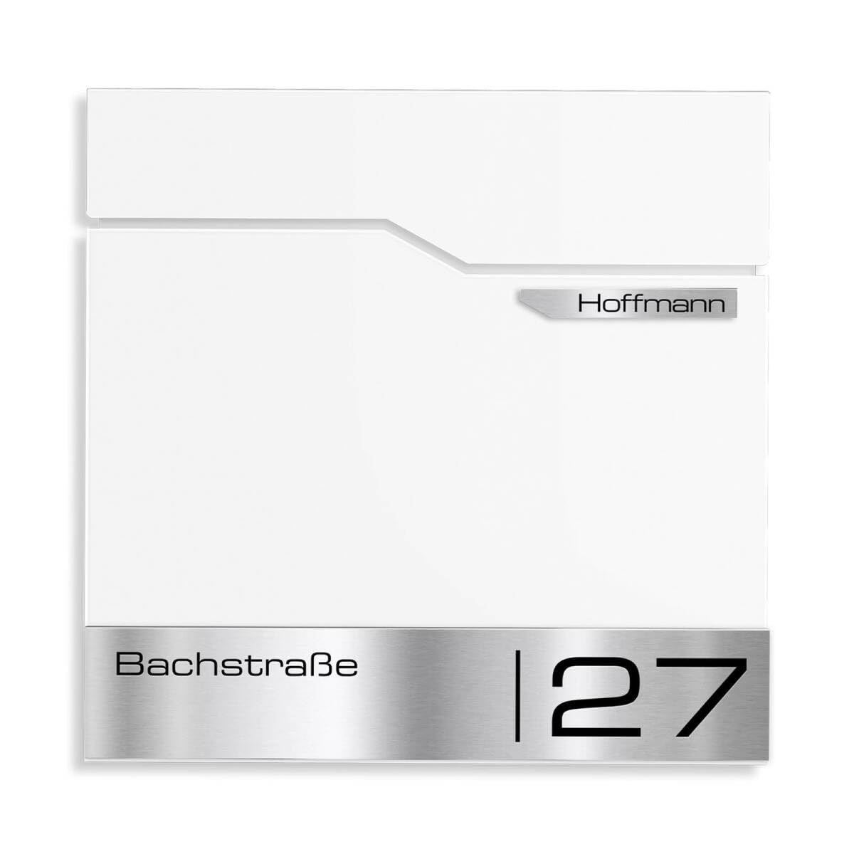 Cassetta Delle Lettere Moderna Thobe - Bianco Traffico RAL 9016, Con Scomparto Giornali E Targhetta Personalizzabile - Foto 8