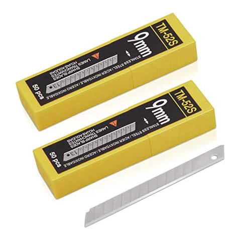 9mm Utility Knife Replacement Blades - 100PCS Cover