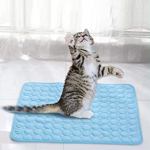 Tapete de Resfriamento para Cães, Almofada de Gelo Respirável para Cães, Fácil Limpeza, Dissipação d