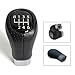 VBT 5-Speed Perforated Leather Shift Knob for BMW - Textured ABS Plastic Core, Direct Fit for E87 E36 X1 X3 Manual Transmission