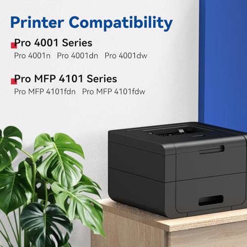 148A Toner Cartridges (2-Pack) Compatible Replacement for HP 148A 148X W1480A W1480X Toner Cartridge Black with HP Pro MFP 4101fdw 4101fdn 4001dw 4001dn 4001n Printer - Thumbnail 2