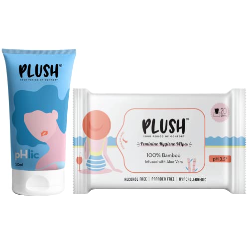 Image of Plush pHlic Lubricant Combo - Natural + Intimate Wipes