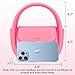 STAISE Designer Top Handle Shoulder Bags for Women, Trendy Small Crossbody Purses, Women’s Leather Handbags with Straps (Pink)