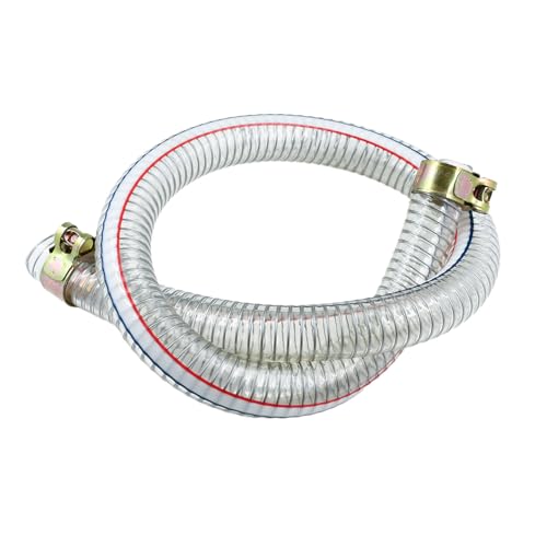 Universal Log Splitter Suction Hose with Clamps