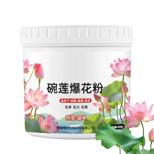 Water Lily Fertilizer, Water Lily Nourish Blossom Fertilizer, Nutrient-Rich Plant Growing Food 200g For Boosting Growth & Blooms