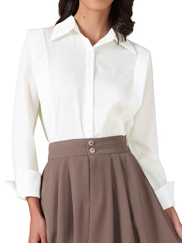 Chemise en mousseline boutonnée ample pour masquer les rondeurs avec élégance