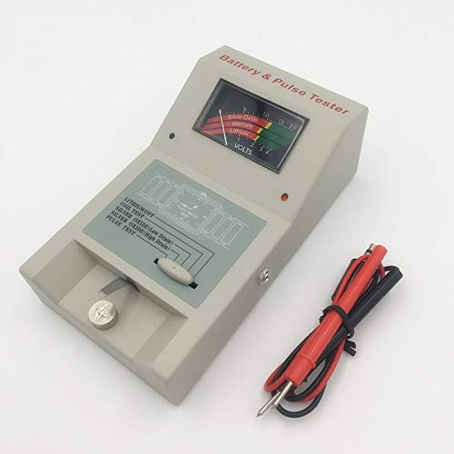 Battery Tester Quartz Watch Analyzer Button Cell Coil Tester for 1.5V 3V and Watch Batteries