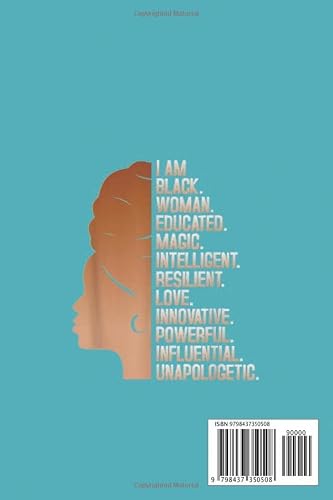 I Am Black Woman Educated Melanin Black History Month Notebook Design: black history month: notebook journal 6*9 inches 110 pages cover matte finish ... Women, Men & Kids To Celebrate black history – vue 2