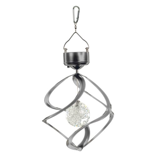 Trademark Home 82-SL138 Mosaic Color LED Solar Powered Wind Spinner Light