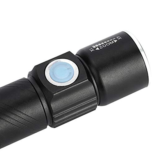 Lanterna, lanterna USB recarregável de liga de alumínio UV indicador de carregamento para jades para