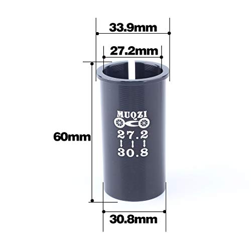 Seatpost Adapter Shim, Bicycle Seat Post Tube Adapter, Seatpost Reducing Sleeve Shim For Mountain Bike, Road Bike, Mtb, Bmx, Fixie Gear. 25.4Mm To 27.2Mm #TOP4