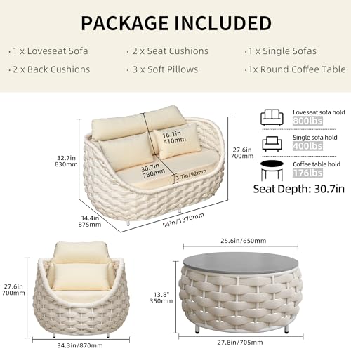 Luxury Outdoor Balcony Furniture Set