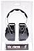 Vic Firth DB22 Isolation Headphones for Hearing Protection, Black, 4.2 in*12.1 in*7.2 in