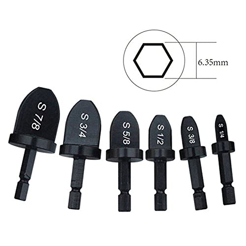 Kiboule Expansores de tubo de 6 peças, ar condicionado, expansor de tubo de cobre, ferramenta de est