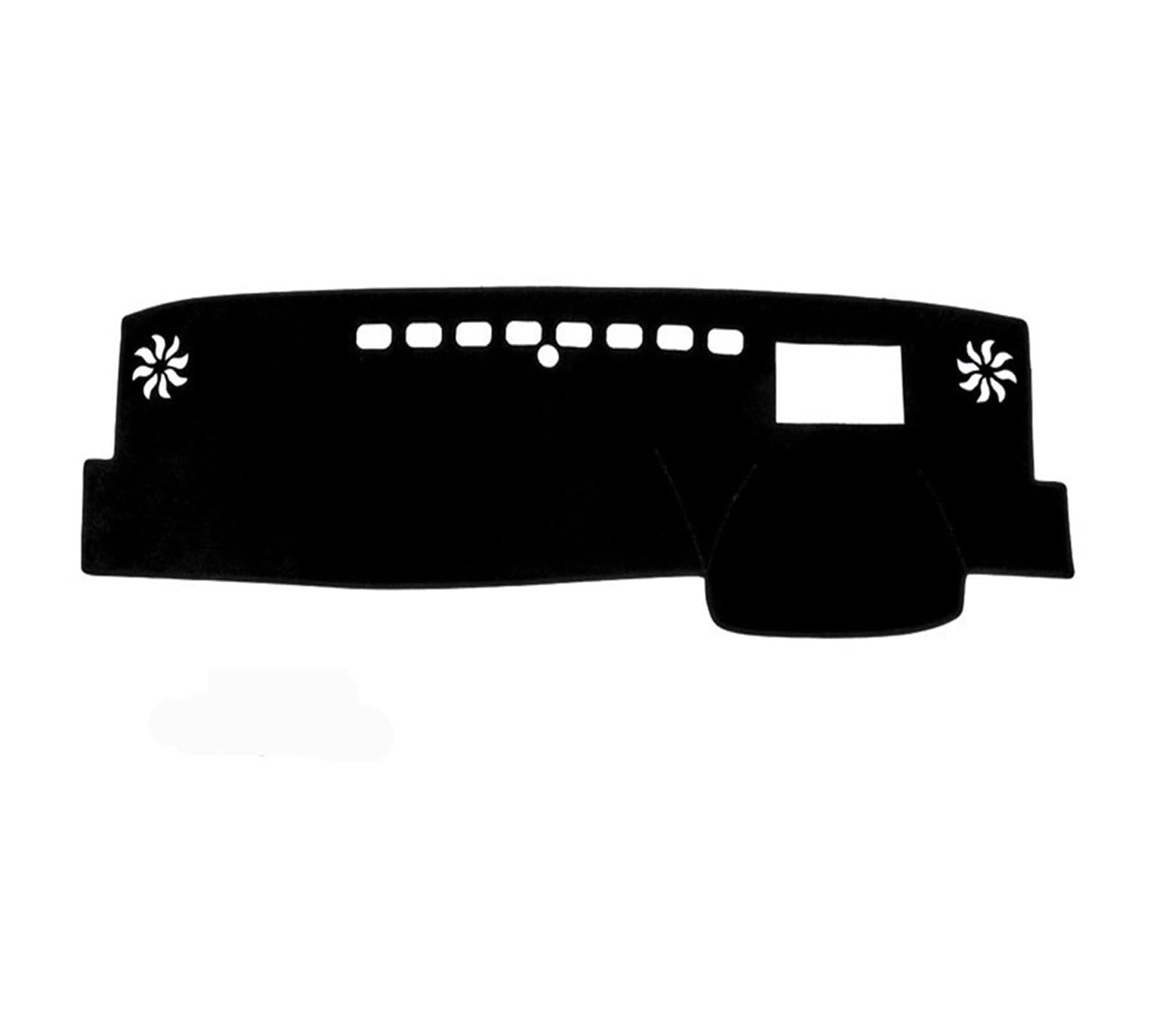Center Konsole Für Toyota Für Camry XV70 2018-2024 Zubehör Auto Dashboard Abdeckung Matte Pad Anti-Uv Dashmat Sonnenschirm Teppich Armaturenbrett Matte Interior | RHD With HUDBlack(Black Edge)