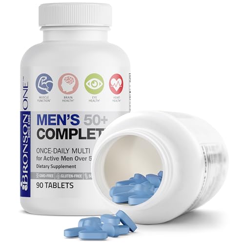 Image of Bronson ONE Daily Mens 50+ Complete Multivitamin Multimineral, 90 Tablets