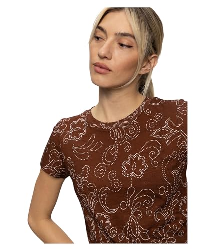 Sanctuary The Perfect Tee - T-Shirt for Women - Short Sleeved Construction - Classic Crew Neckline - Printed4