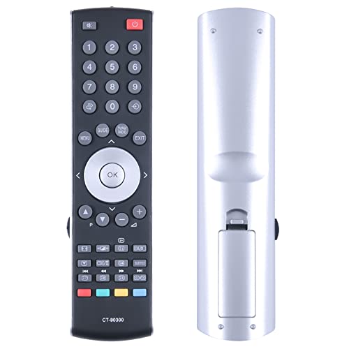 TCNOUMT CT-90300 Replacement Remote Control fit for Toshiba TV CT90300 19AV505D 26AV505D 32AV503D 32AV555DG 32AV563D 37AV505D 42AV504D 42AV554D 37AV555D 37AV504D 42AV505DB 32AV505DB