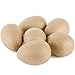 Pack of 6 Paper Mache Eggs by Factory Direct Craft - DIY Unfinished Blank Papier Mâché Easter Eggs to Paint and Decorate (Size: 5