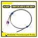 YCCMSM13 Weldable Thermocouple Probe K Type Bead Thermocouple Exposed Bead Sensor Fast Response 0‑600°c Industrial Bare Wire