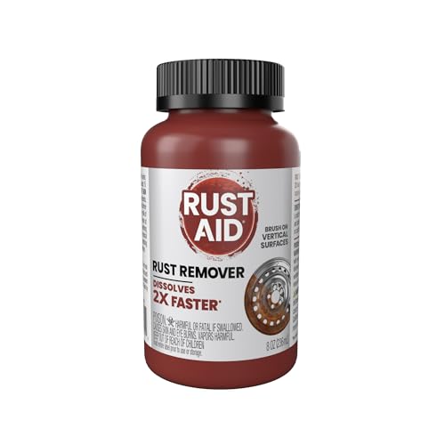 RustAid 8oz. Brushable Rust Remover Jelly Dissolves Rust 2x Faster Than the Other Leading Brand