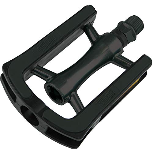 SQlab Citybike Fahrradpedale 521, Pedale Unisex für Erwachsene, Fahrrad Pedale in Schwarz, L (+8 mm)