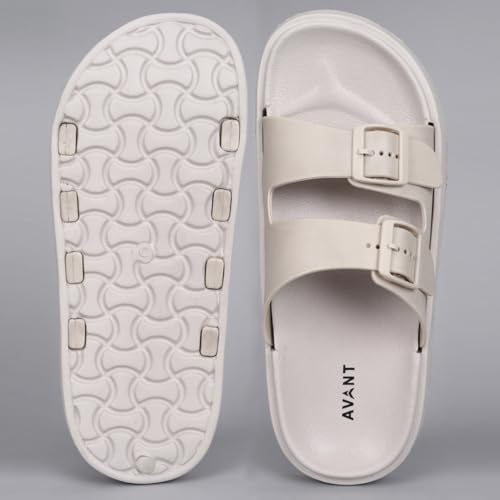 Image of AVANT Men's Brisk Sliders for Men | Comfortable, Lightweight & Durable | Casual Outdoor Slides | Slip-On Daily Wear