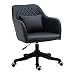 Produktbild Vinsetto Massage Bürostuhl Schreibtischstuhl Computerstuhl Drehstuhl Arbeitsstuhl mit Vibrationsfunktion Lendenkissen Armlehnen höhenverstellbar PU Anthrazitgrau 55 x 65 x 78-86 cm